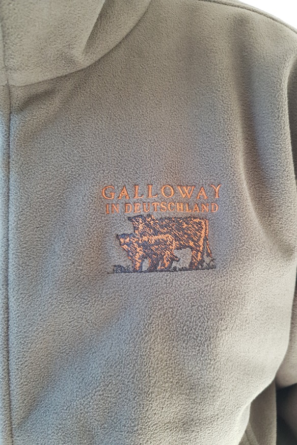 Fleece Jacke mit Aufdruck Galloway in Deutschland