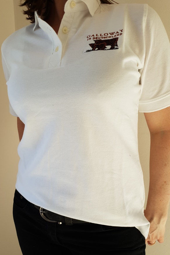 Damen Polo Shirt mit Aufdruck Galloway in Deutschland