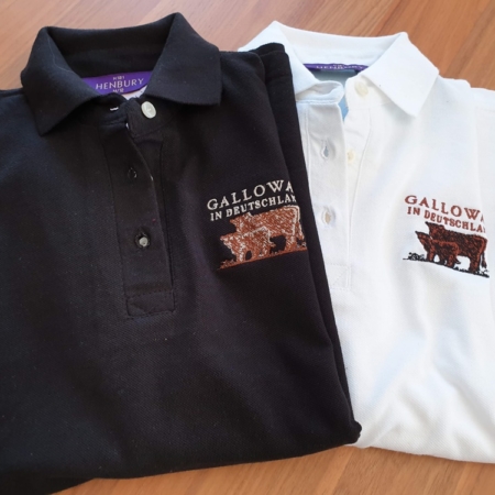 Damen Polo Shirt mit Aufdruck Galloway in Deutschland