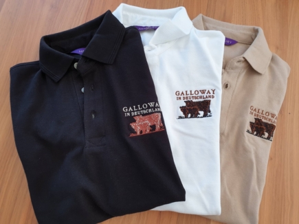 Herren Polo Shirt mit Aufdruck Galloway in Deutschland