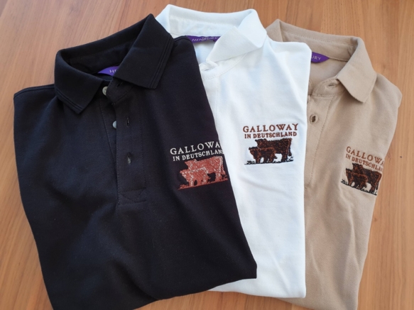 Herren Polo Shirt mit Aufdruck Galloway in Deutschland