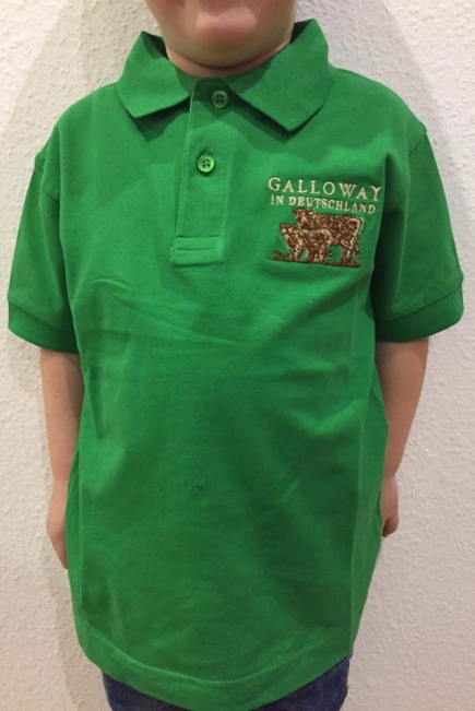 Kinder Polo Shirt mit Aufdruck Galloway in Deutschland