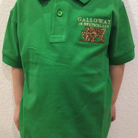 Kinder Polo Shirt mit Aufdruck Galloway in Deutschland